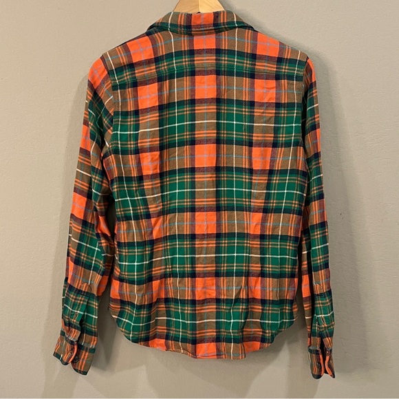 RUGBY RALPH LAUREN Plaid Flannel Shirt Womens 8 (Medium) (Mens Small) 38” chest - Picture 11 of 15